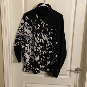 Alfani turtle neck oversized sweater